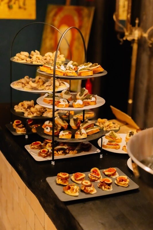 Gourmet tapas at Aurum Lounge